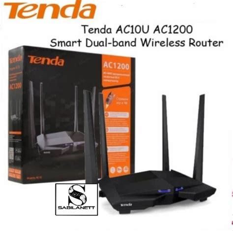 TENDA AC10U AC1200 Smart Dual Band Gigabyte Wireless Router Lazada