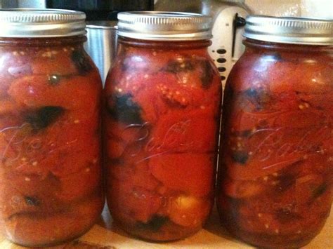 Foods For Long Life Canning Fire Roasted Tomatoes Using A Hot Water Bath