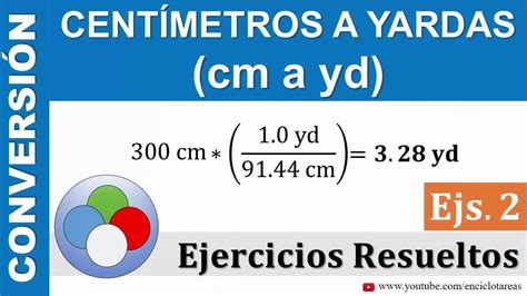 Centímetros a Yardas cm a yd Recopilación YouTube