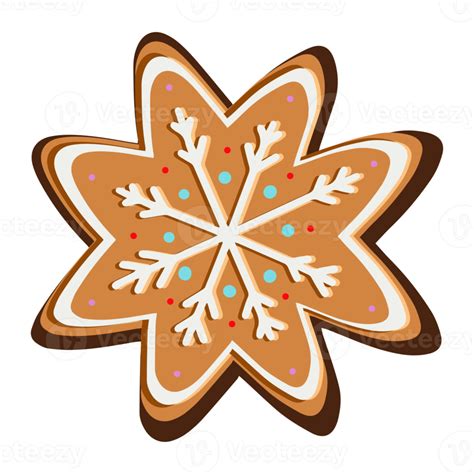 Snowflake Christmas Ginger Cookie 9906217 PNG