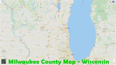 Milwaukee Wisconsin Map