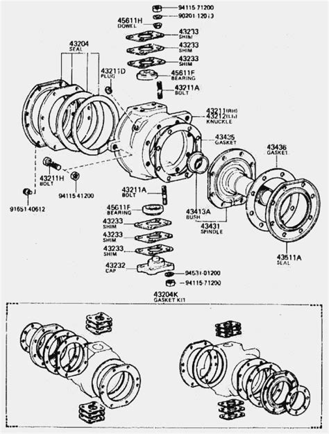 Toyota Front Axle Rebuild