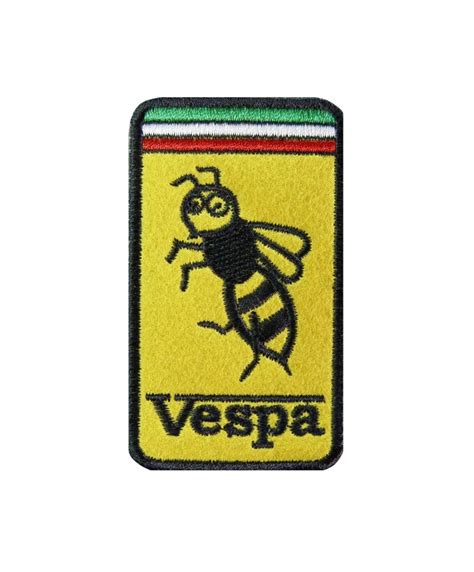 0184 Badge à coudre Patch écusson brodé 90mmX52mm VESPA