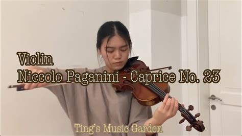 Violin Niccolò Paganini Caprice No 23 YouTube