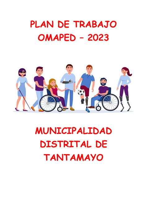 PLAN DE Trabajo Omaped Tanta 2023 PLAN DE TRABAJO OMAPED 2023