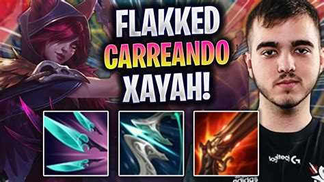 FLAKKED CARREANDO CON XAYAH HRTS Flakked Juega Xayah ADC Vs Ezreal