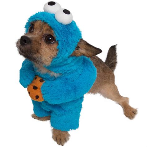 Sesame Street Cookie Monster Dog Costume Rocky And Maggies Pet