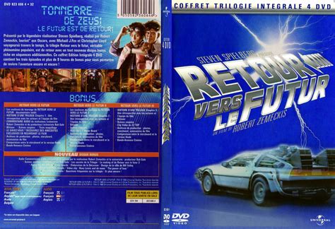 Jaquette Dvd De Retour Vers Le Futur La Trilogie Slim Cin Ma Passion