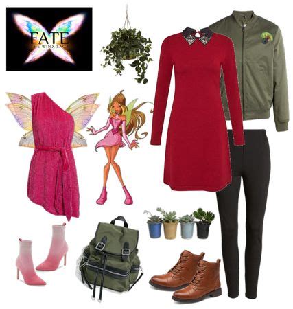 Winx Club Flora Costume Outfit Shoplook Outfits Costume Outfits