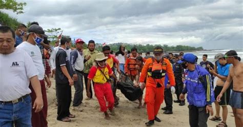 Wisatawan Asal Jakarta Yang Terseret Ombak Di Pantai Ciantir Ditemukan