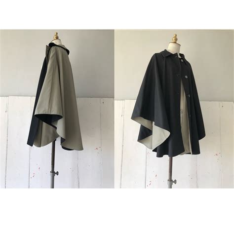 Vintage 1970s Cape By WETHERALL 1970s Cape Reversible Cape Vintage