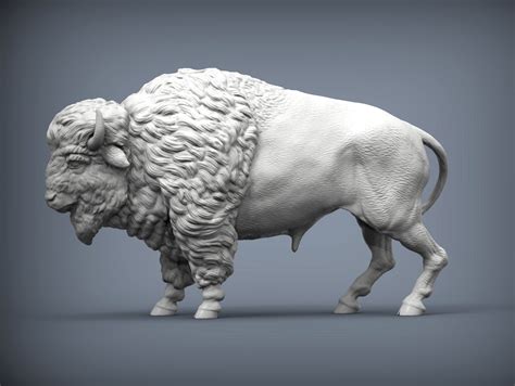 3d File Bison 3d Print Model・3d Printer Design To Download・cults