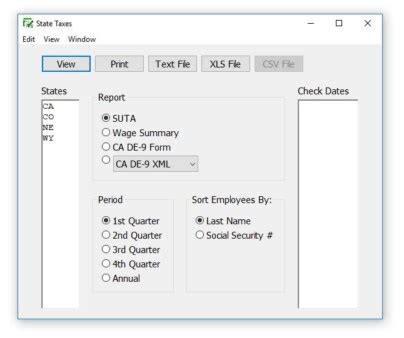 How To Create Suta Taxes Reports In Checkmark Payroll Software