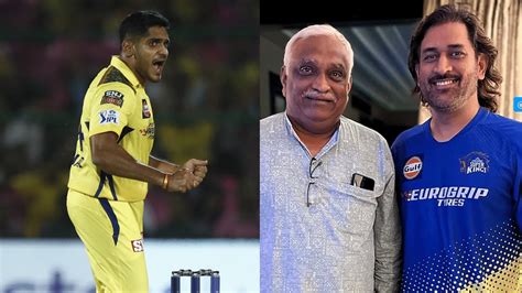 Csk Pacer Tushar Deshpande Pays Tribute To Ms Dhoni With Special