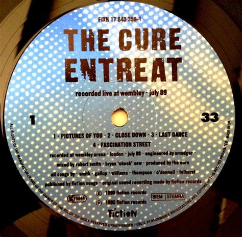 The Cure ‎ Entreat