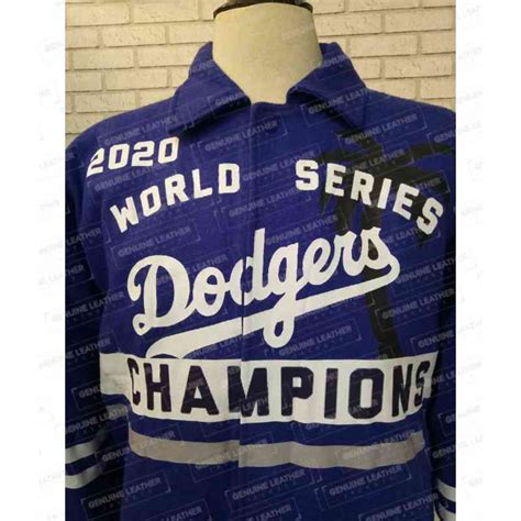 Los Angeles Dodgers 2020 World Series Champions Jacket Glj