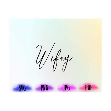 Wifey Svg Wife Svg Honeymoon Png Just Married Svg Miss T Inspire