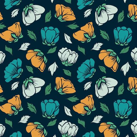 Premium Vector Seamless Floral Pattern For Fashion Fabric Wallpaper