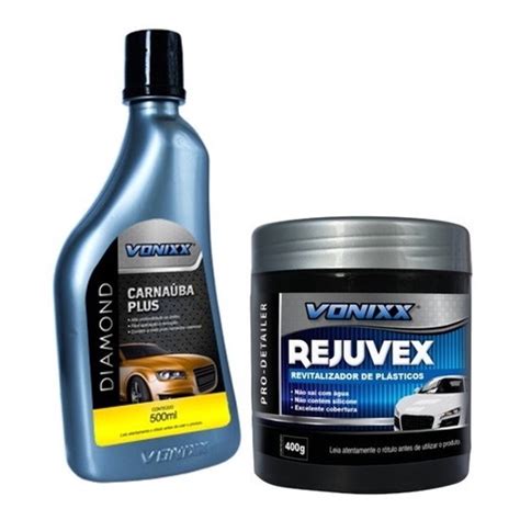 Cera De Carnauba Plus Revitalizador Plastico Rejuvex Vonixx Submarino