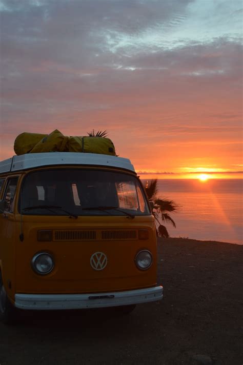 We Were Just South Of The Large City Of Ensenada The Sun Was Setting