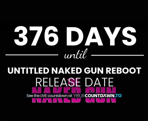 Countdown To The Naked Gun Release Date