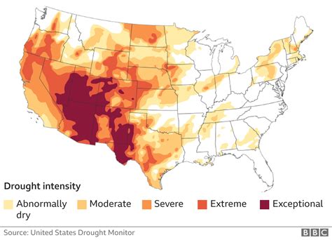 Then And Now A Megadrought In California Bbc News