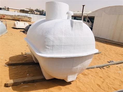 GRP Septic Tanks Sewage Holding Tank In UAE Al Madina Fiber Glass LLC