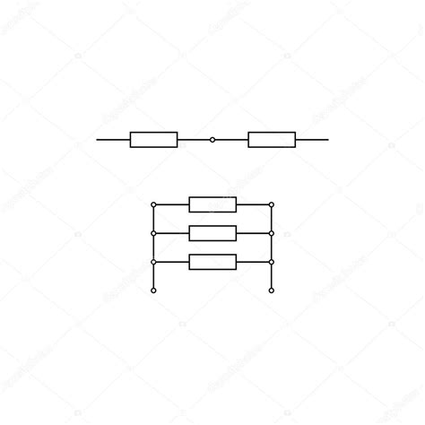 Icono De Vector De Resistencia El Ctrica Signo Plano Lleno Para El