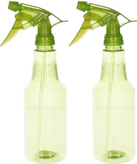 2x Waterverstuivers Spuitflessen 500 Ml Groen Plantenspuiten