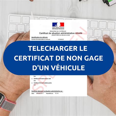 Certificat De Non Gage