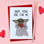 Ridiculously Cute Baby Yoda Valentine S Day Cards Walyou