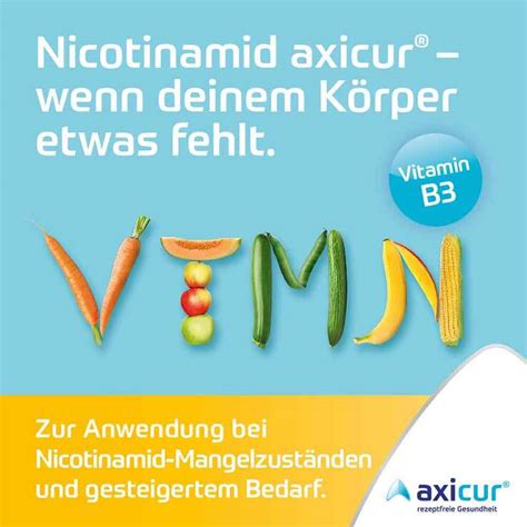 Nicotinamid Axicur 200 Mg Tabletten 100 St Bei APONEO Kaufen