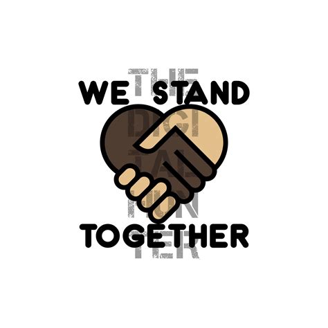 We Stand Together PNG - Etsy