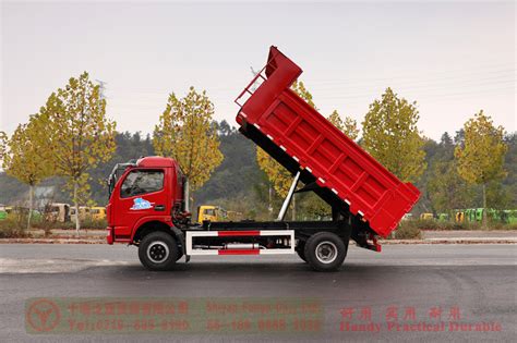 5-ton Dongfeng Small Light Truck Dump Truck–Export Dump Trucks–Dongfeng Single-row 4*2 Light ...