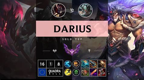 Darius Top Vs Tryndamere Euw Master Patch Youtube