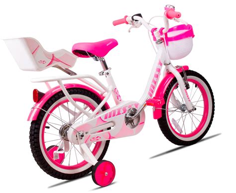 Bicicleta Aro 16 Missy Pro X Infantil Estilo Vintage Branca AXLE BIKES