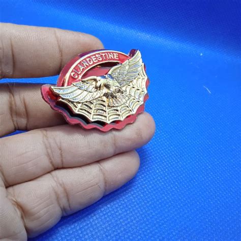 Jual Brevet Wing Pdh Clandestine Dasar Akrilik Mika Shopee Indonesia