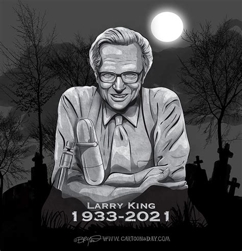 Larry King Dies Celebrity Gravestone Cartoon