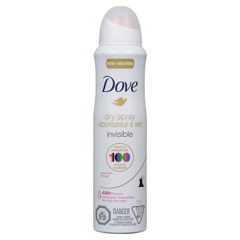 Dove Dry Spray Anti Perspirant Clear Finish G Weshine Ca Health