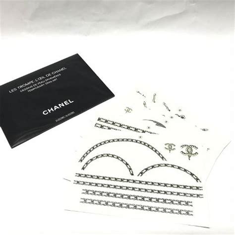 Chanel Set Of Temporary Tattoos