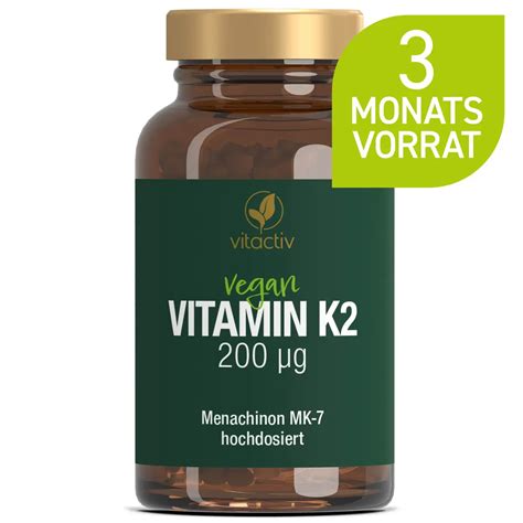 Vitamin K Tabletten Mk G Vitactiv Feelgood Shop