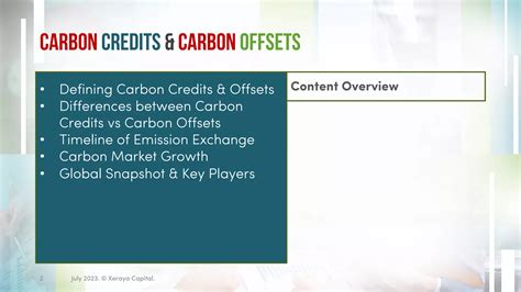 Carbon Credits & Carbon Offsets | PDF