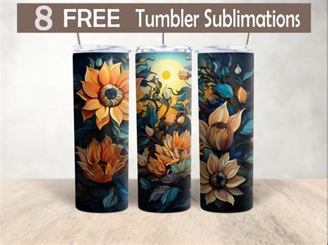 Sonnenblume Bunte Blumen 1 Sublimation Vorlage Sofortiger Etsy De