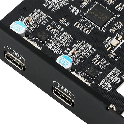 Carte D Extension Pcie Vers Usb C Pcie X Vers Carte Adaptateur Usb C