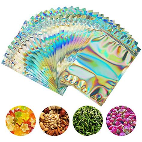 Upc 785315661831 Yhjz 100 Pcs Holographic Bags 3 X 4 Resealable