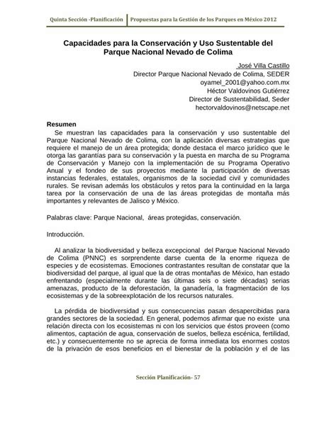 Pdf Capacidades Para La Conservaci N Y Uso Sustentable Del