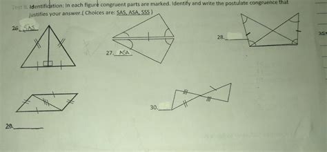 Test Li Identification In Each Figure Congruent Gauthmath