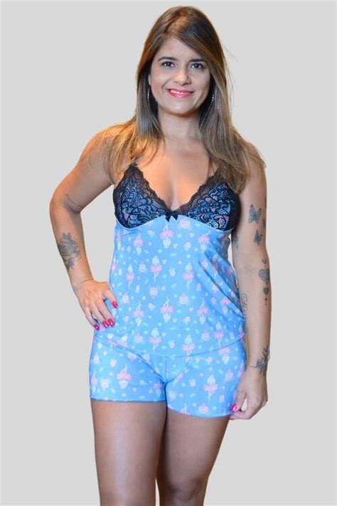 Comprar Baby Doll Liganete Bojo Renda A Partir De R Fabrica