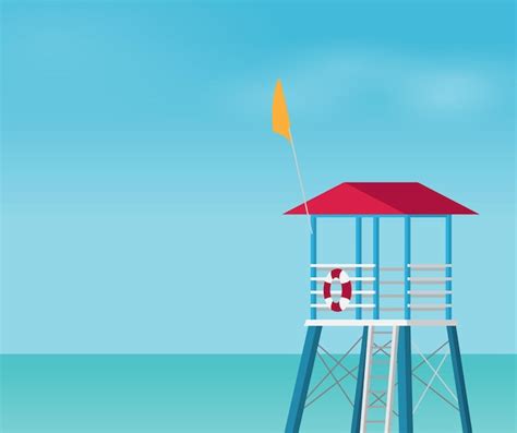 Premium Vector Summer Holidays Vector Illustrationflat Design Beach