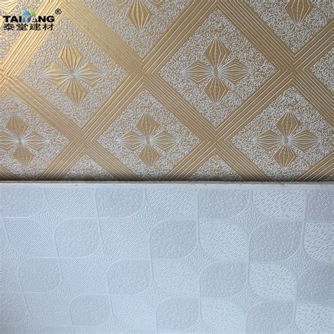 Foil Backed Plastered Board Ceiling Tiles Plafond Moderne False Ceiling